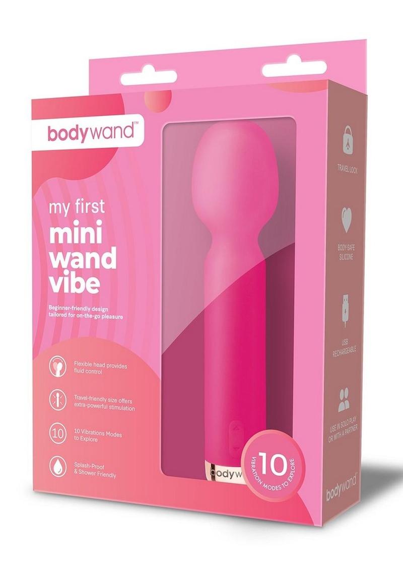 Bodywand My First Mini Wand Vibe Silicone Rechargeable Vibrator