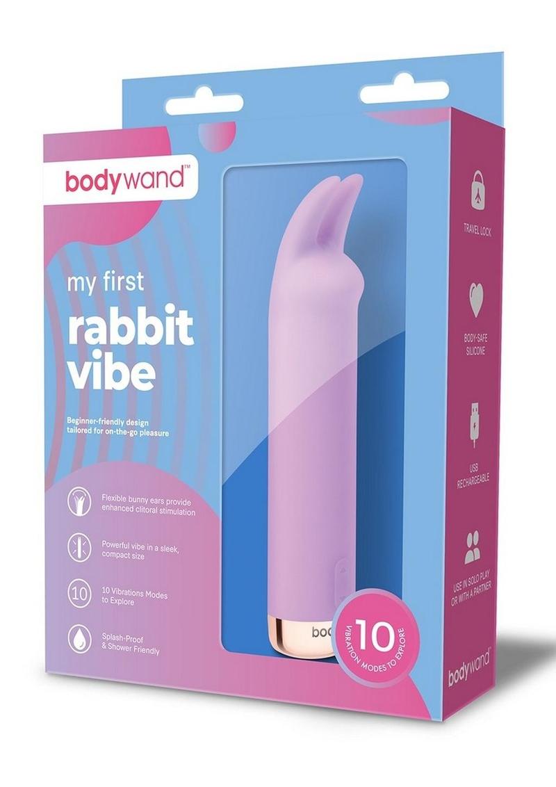 Bodywand My First Rabbit Vibe Silicone Rechargeable Vibrator
