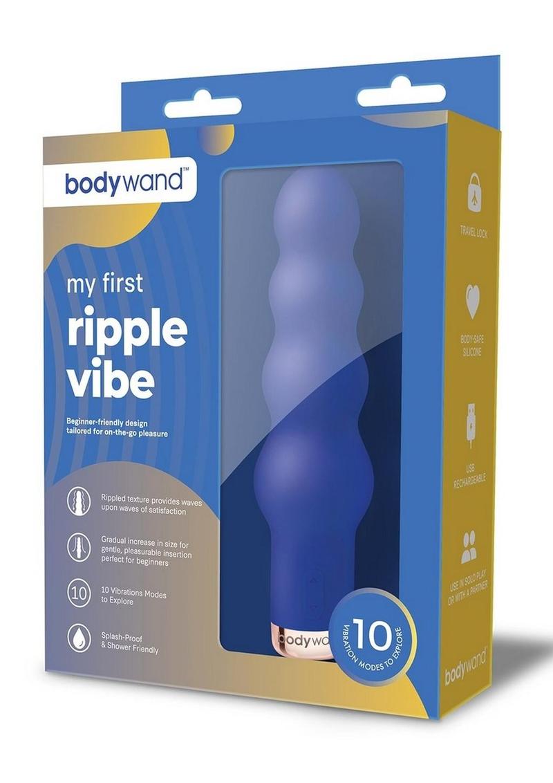Bodywand My First Ripple Vibe Silicone Rechargeable Vibrator