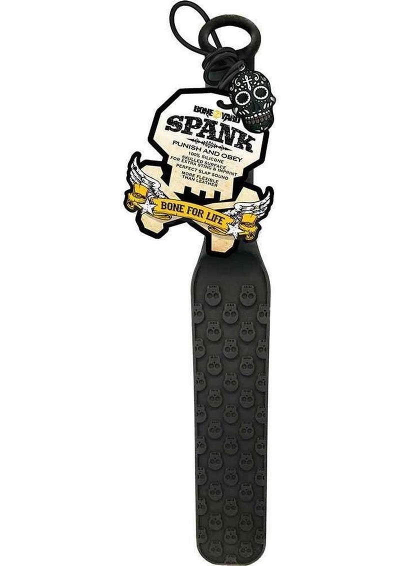 Boneyard The Spank Silicone Skull Textured Paddle