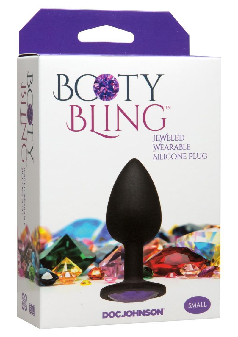 Booty Bling Jeweled Silicone Anal Plug