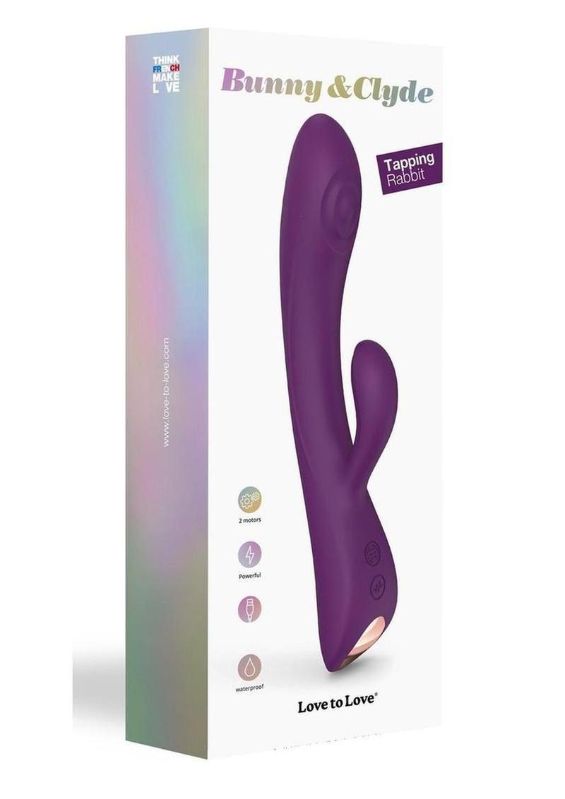 Bunny and Clyde Rechargeable Silicone Rabbit Vibrator