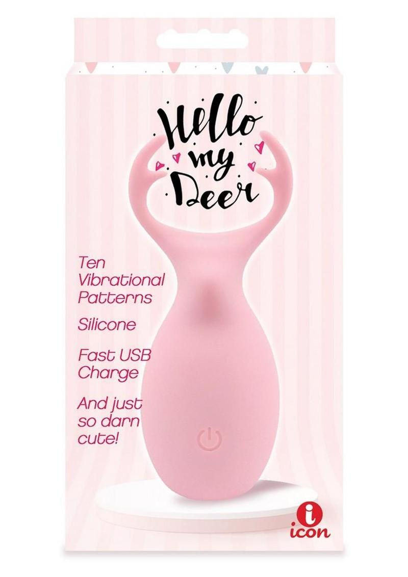 Buzzy Buddy Hello My Deer Rechargeable Silicone Clitoral Stimulator