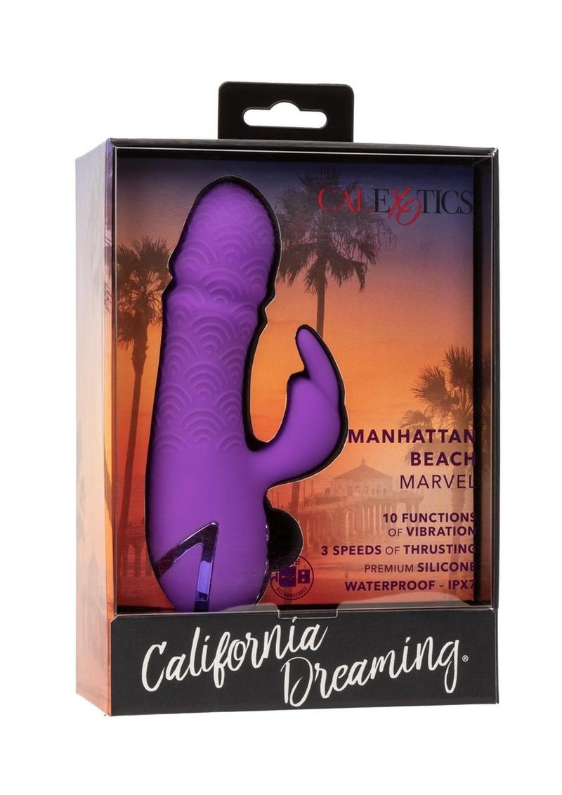 California Dreaming Manhattan Beach Marvel Rechargeable Silicone Dual Vibrator
