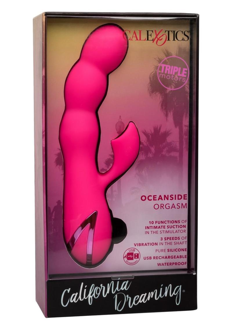 California Dreaming Oceanside Orgasm Rechargeable Silicone Clirotal Stimulator