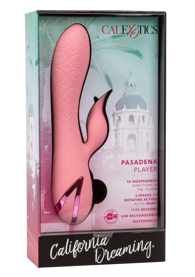 California Dreaming Pasadena Player Rechargeable Rotating Silicone Vibrator