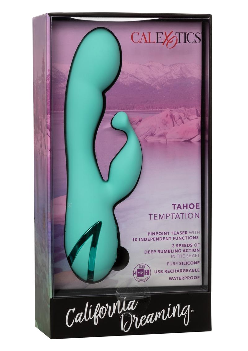 California Dreaming Tahoe Temptation Silicone Rechargeable Rabbit Vibrator