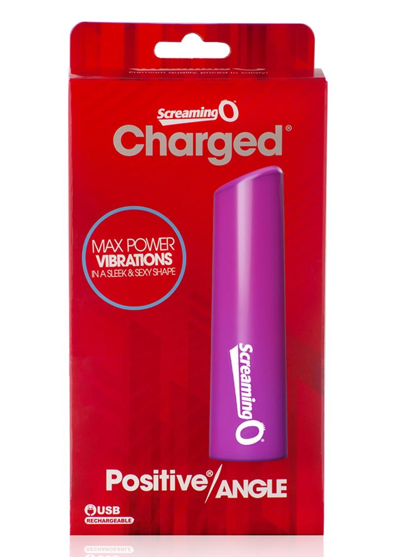 Charged Positive Angle USB Rechargeable Waterproof Multi Speed Vibrator