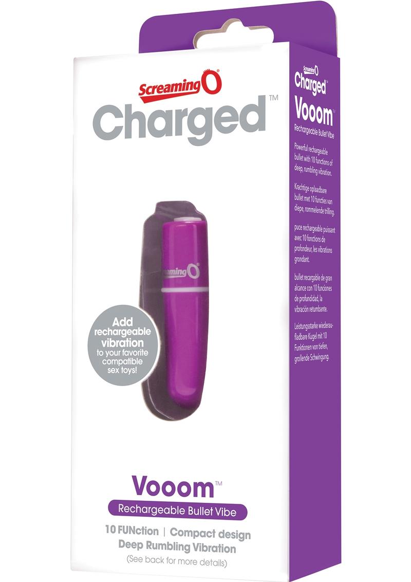Charged Vooom Rechargeable Waterproof Bullet Vibrator