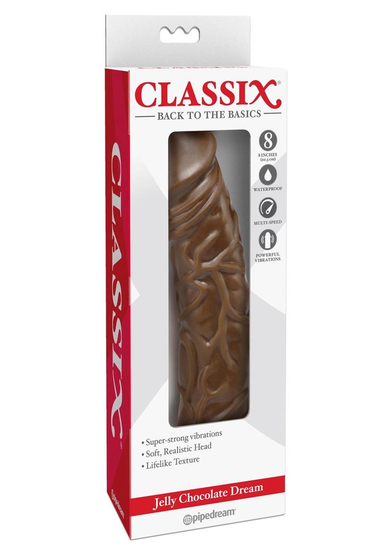 Classix Jelly Chocolate Dream No. 2 Realistic Vibrating Dildo