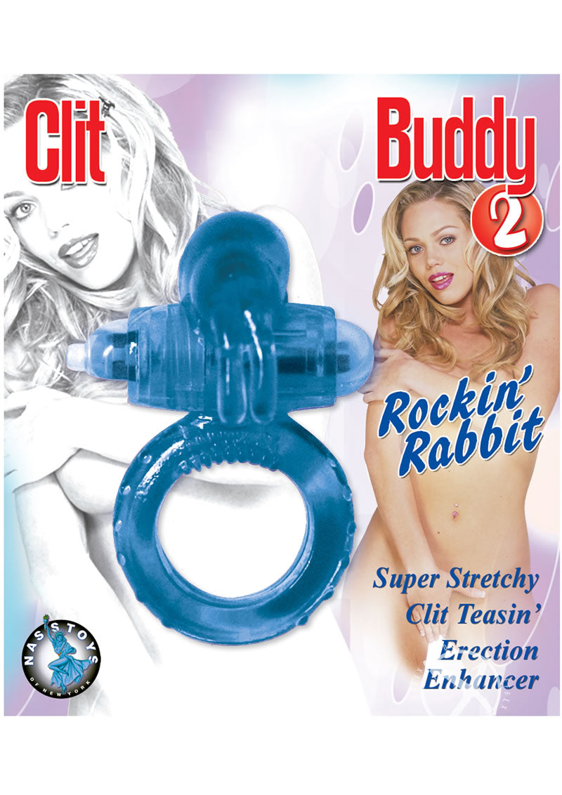 Clit Buddy 2 Rockin Rabbit Vibrating Cock Ring