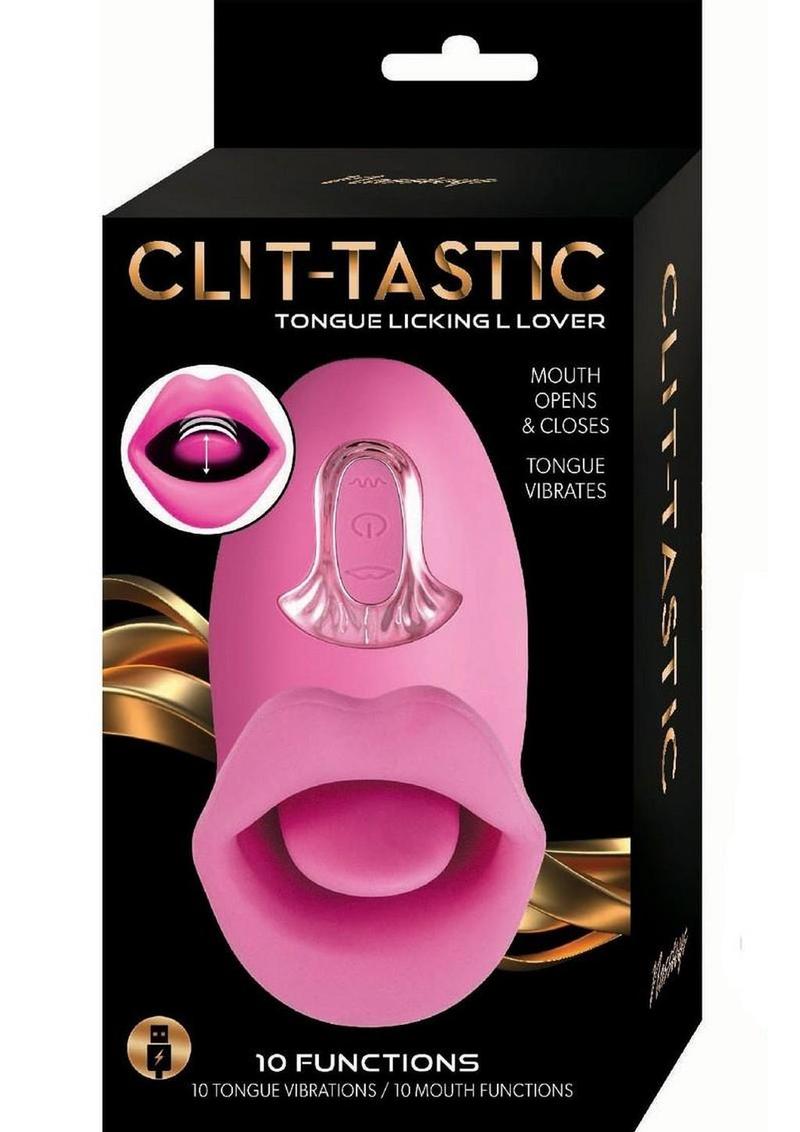 Clit-Tastic Tongue Licking Lover Rechargeable Silicone Stimulator