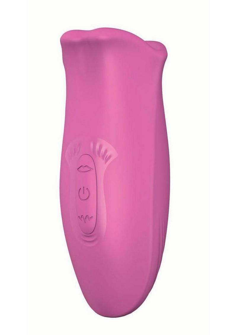 Clit-Tastic Tongue Licking Lover Rechargeable Silicone Stimulator