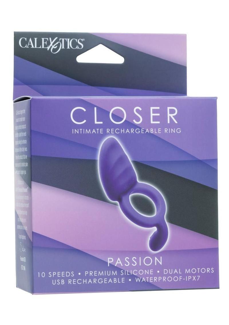 Closer Intimate Rechargeable Silicone Cock Ring Passion