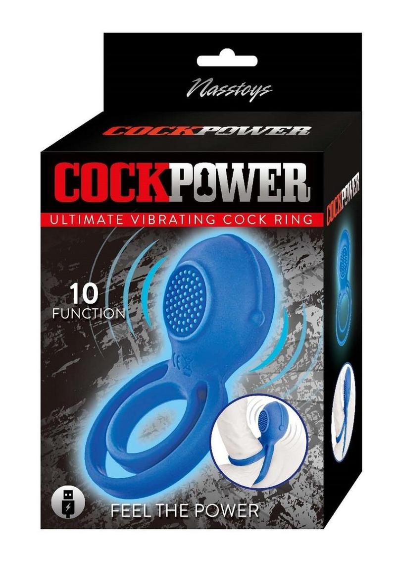 Cockpower Ultimate Vibrating Rechargeable Silicone Cock Ring