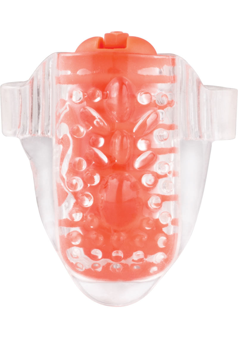 Color Pop Quickie Lingo Silicone Vibrating Tongue Ring Waterproof