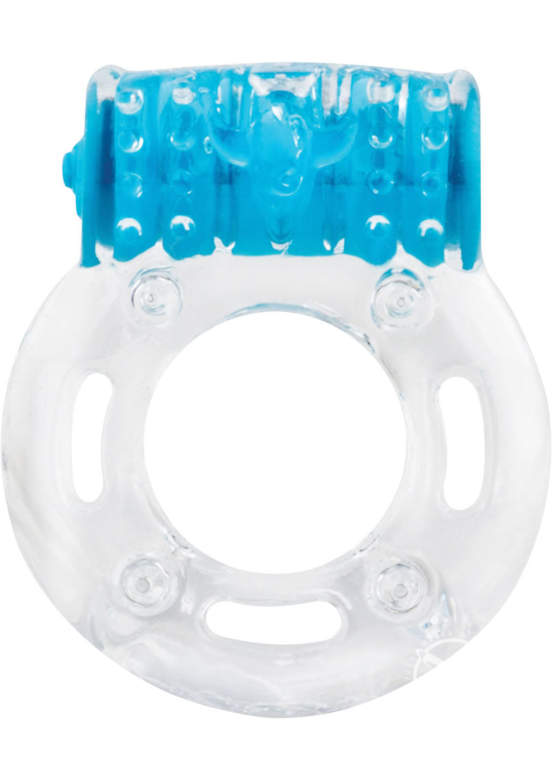 Color Pop Quickie Screaming O Plus Vibrating Ring Silicone Cock Ring