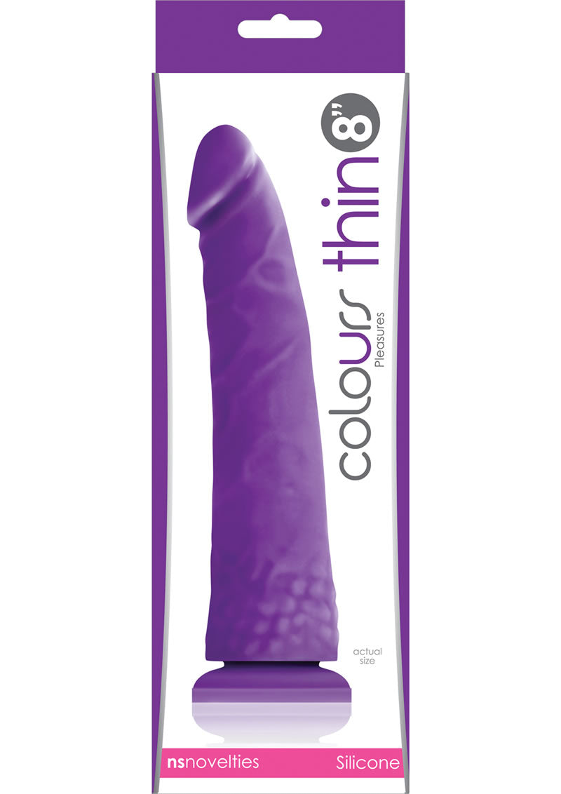 Colours Pleasures Silicone Thin Dildo
