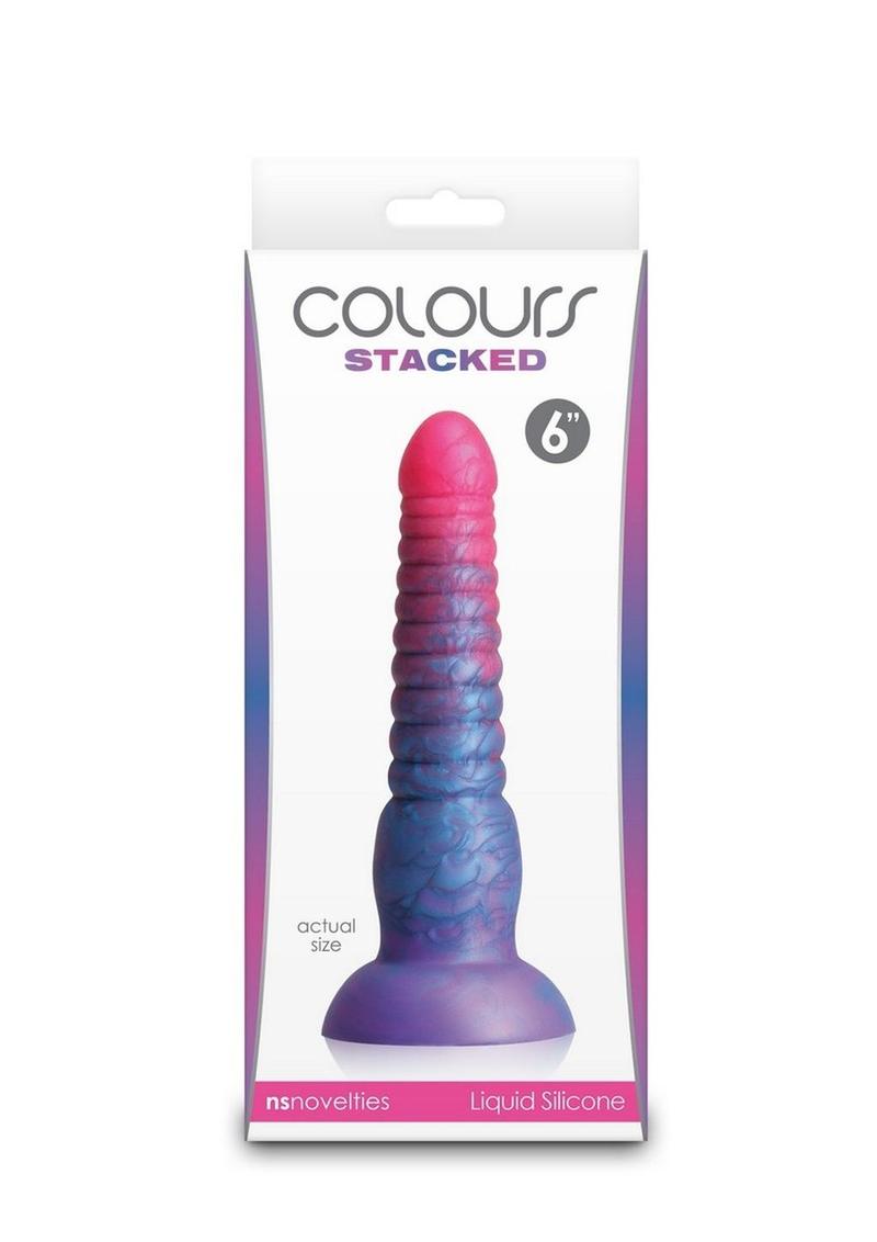Colours Stacked Silicone Dildo