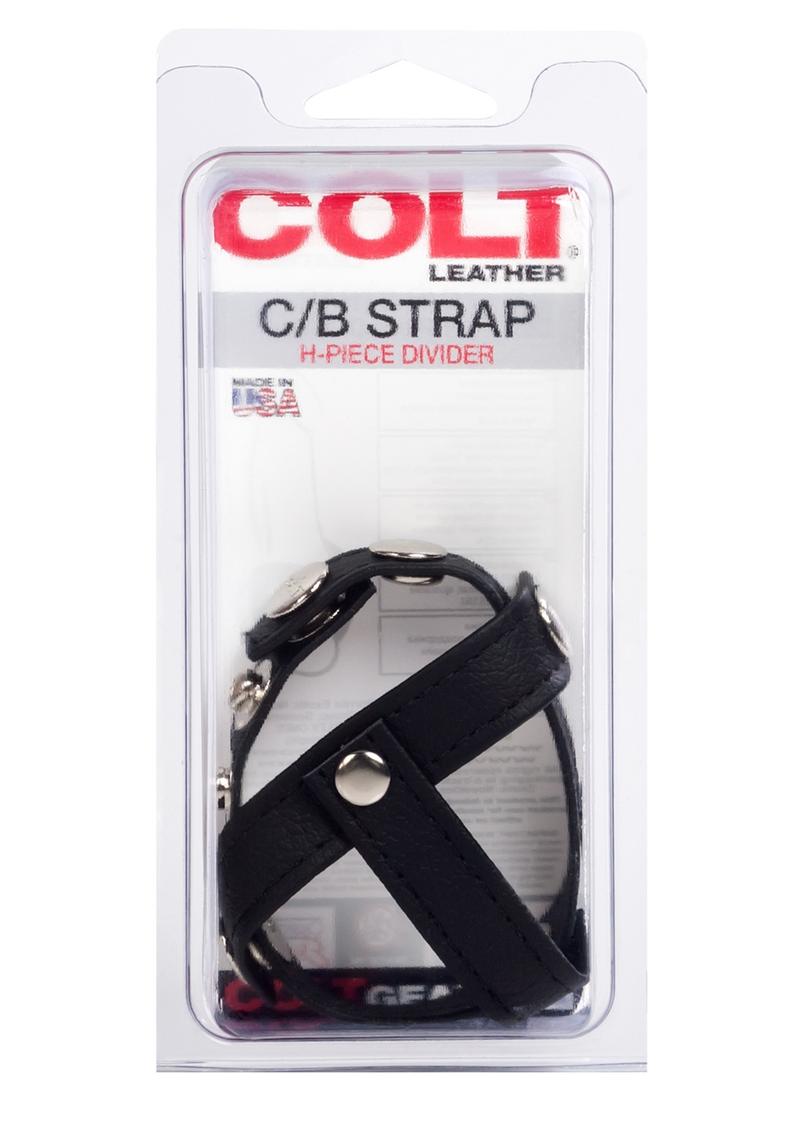 Colt Leather C/B Strap H-Piece Divider Cock Ring