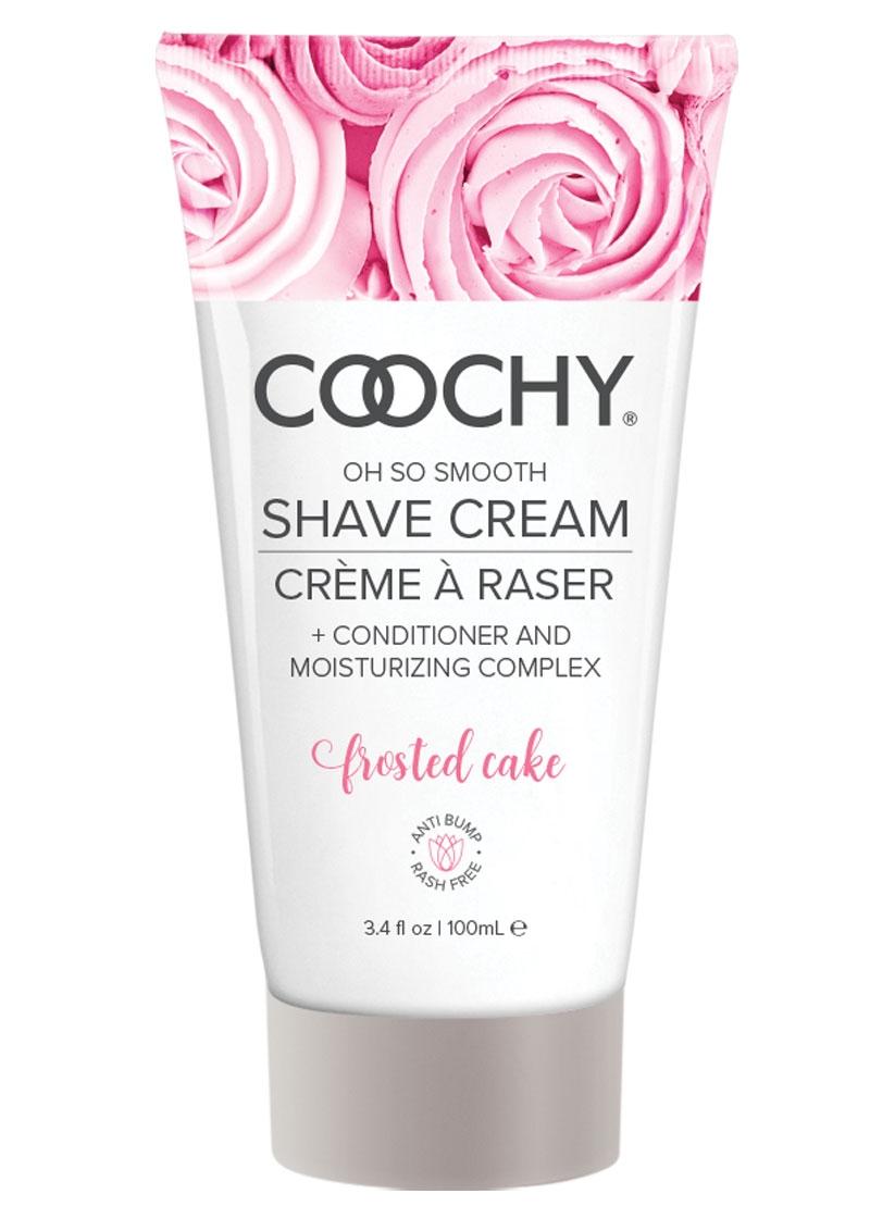Coochy Shave Cream Frosted Cake