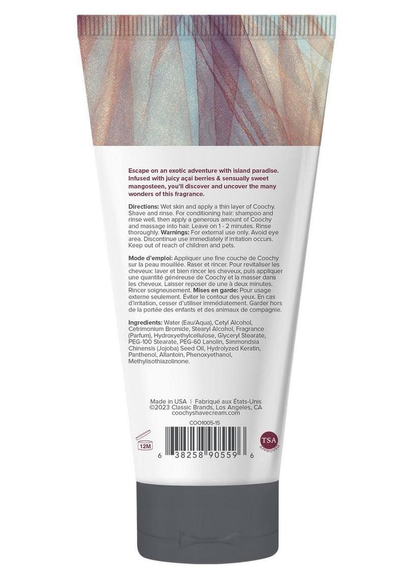Coochy Shave Cream Island Paradise .5oz Sampler Tube