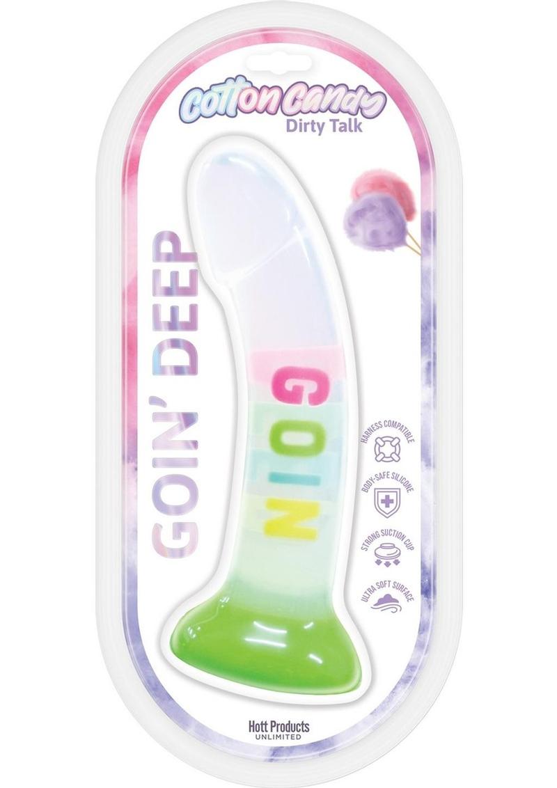 Cotton Candy Dirty Talk Goin Deep Silicone Dildo