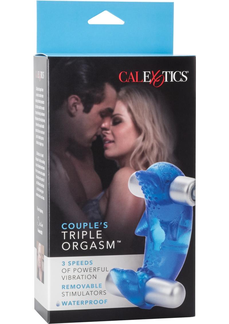 Couples Triple Orgasm Vibrating Cock Ring