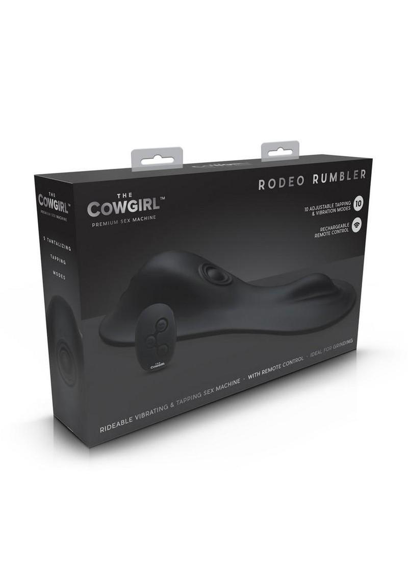 Cowgirl Rodeo Rumbler Grinding Vibrating Tapping Rechargeable Silicone Dildo