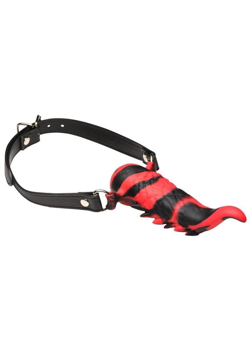Creature Cocks Demon's Tongue Vibrating Rechargeable Silicone Oral Enhancer with Harness