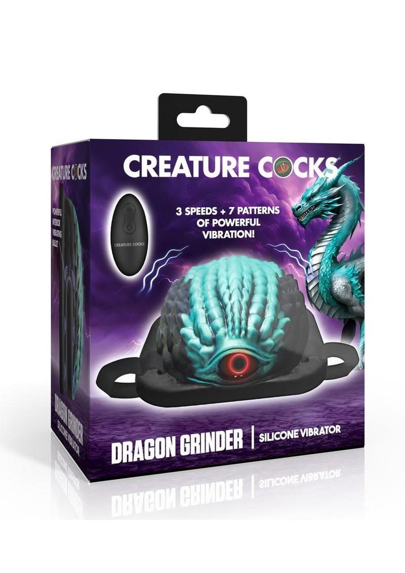 Creature Cocks Dragon Vibrating Rechargeable Silicone Grinder