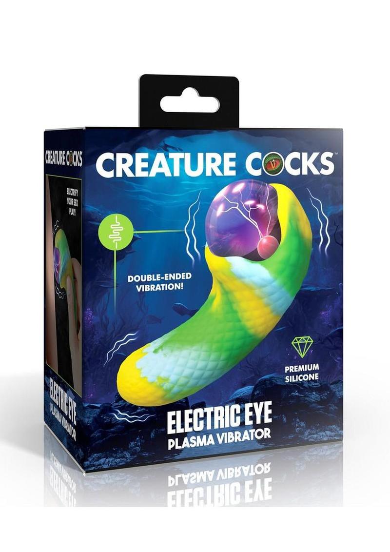 Creature Cocks Electric Eye Plasma Rechargeable Silicone Light-Up Vibrator