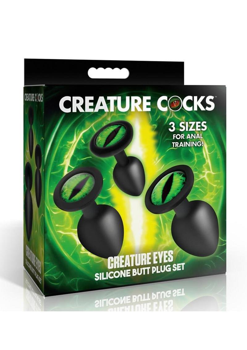 Creature Cocks Green Eye Silicone Butt Plug