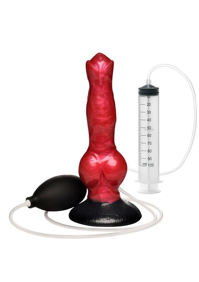 Creature Cocks Hell Hound Squirting Silicone Dildo