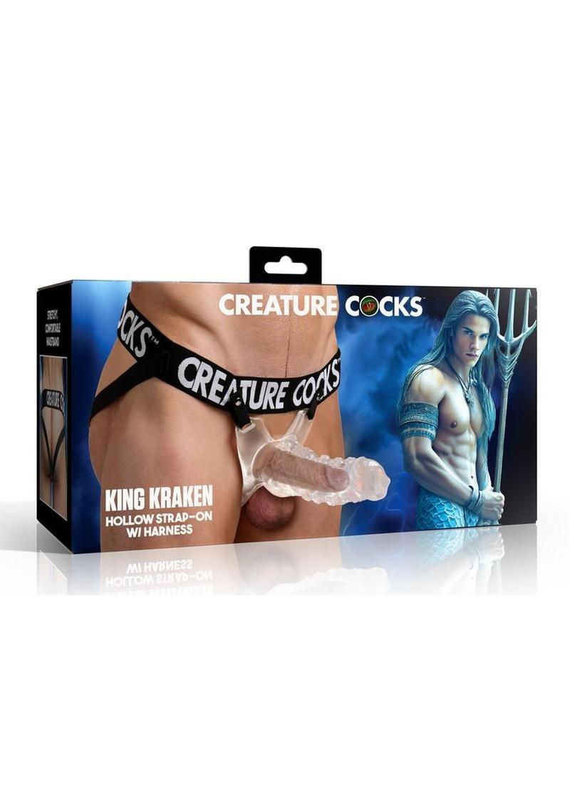 Creature Cocks King Kraken Hollow Strap-On with Harness
