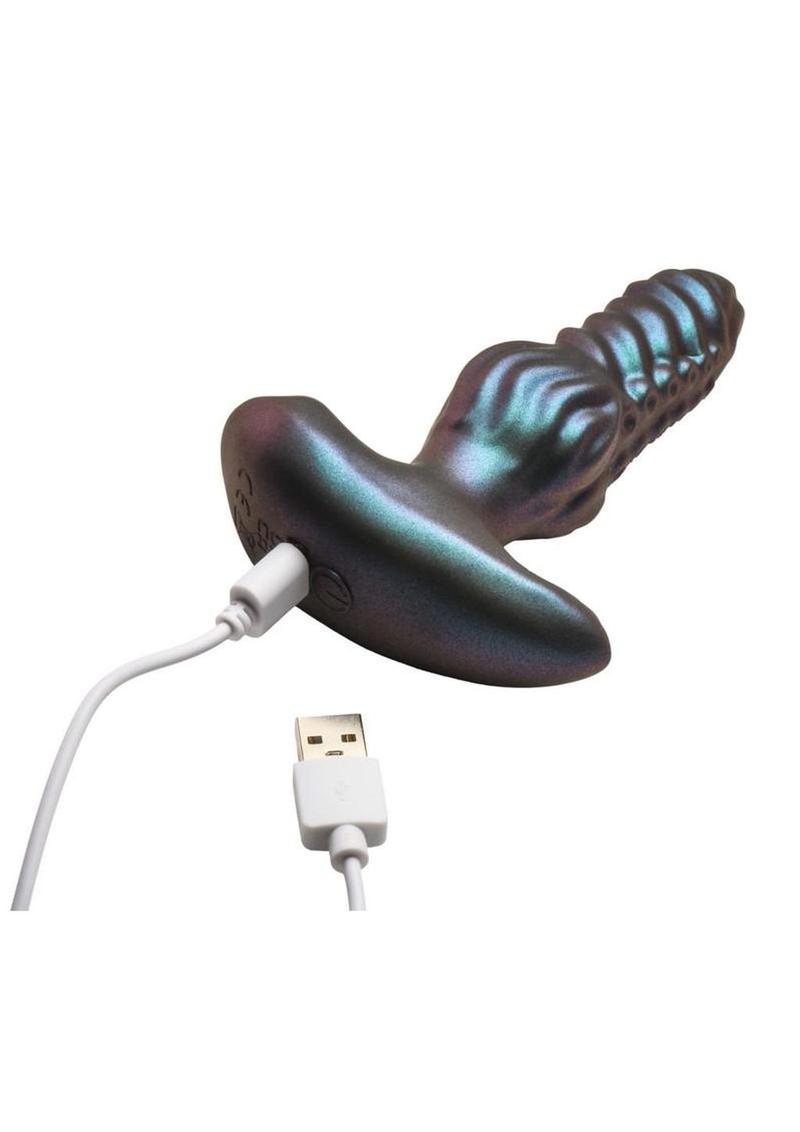 Creature Cocks Octo-Squirm Vibrating and Squirming Rechargeable Silicone Anal Plug with Remote Control