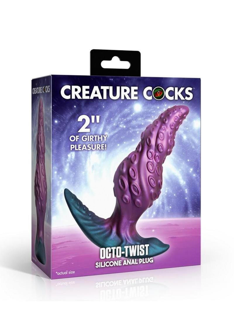 Creature Cocks Octo-Twist Silicone Anal Plug