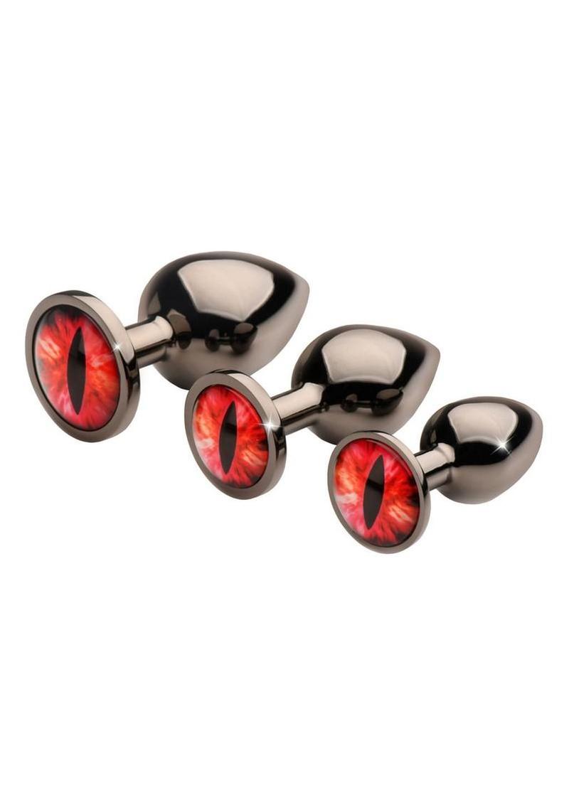 Creature Cocks Red Eye Metal Butt Plug