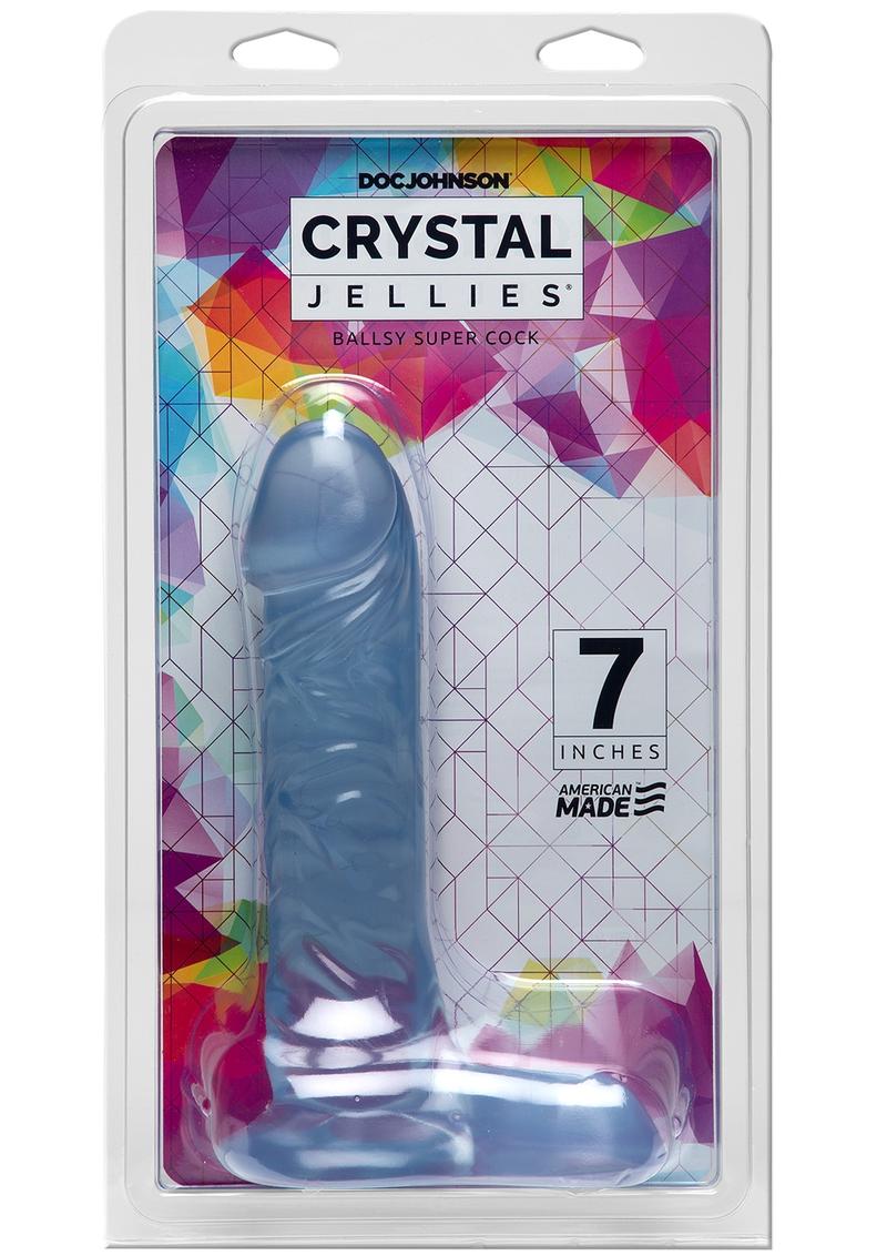 Crystal Jellies Ballsy Super Dildo