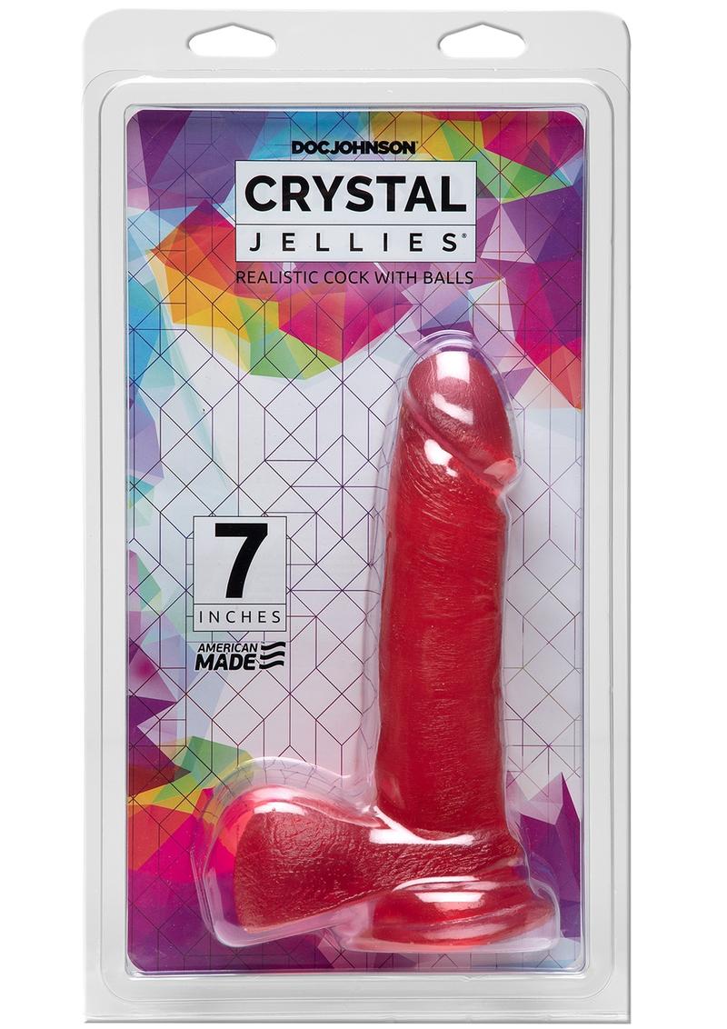 Crystal Jellies Dildo with Balls