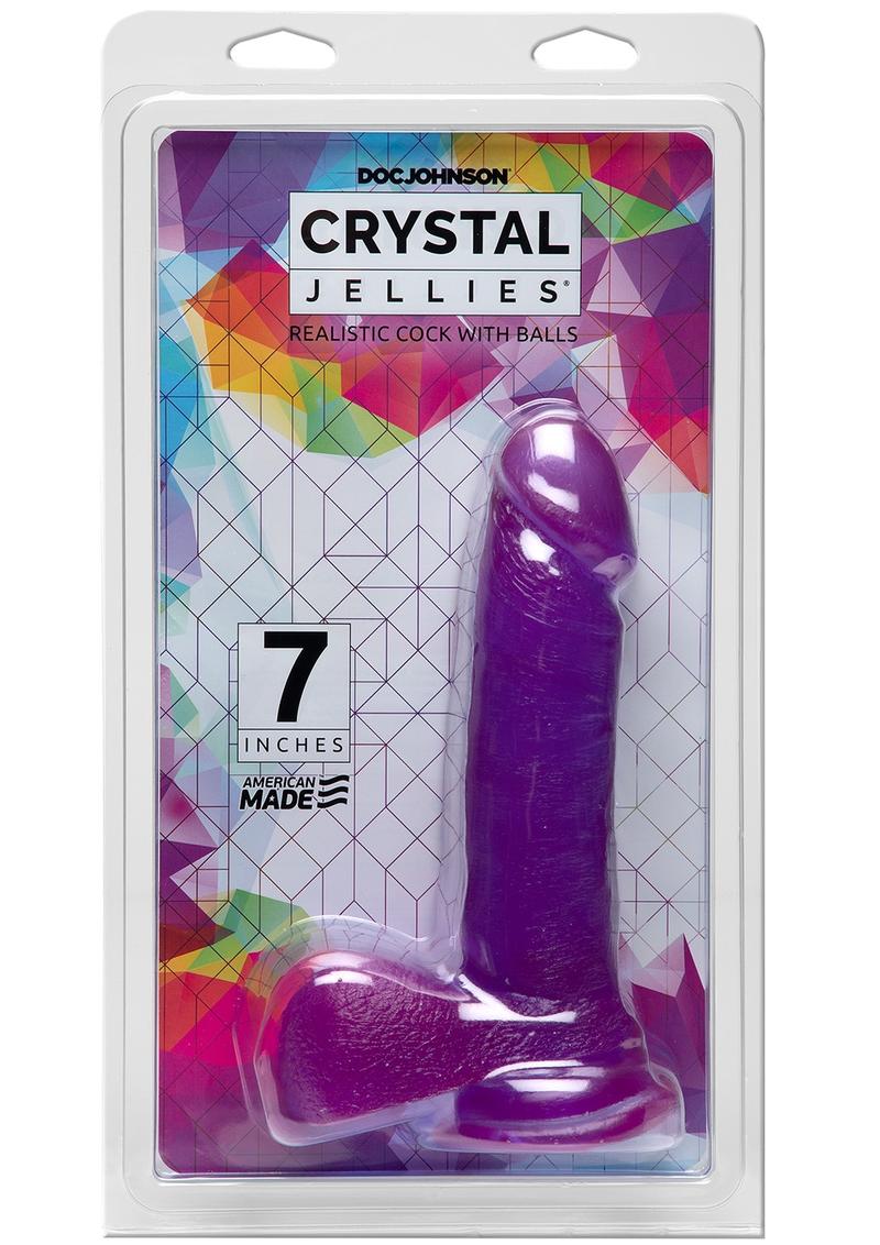 Crystal Jellies Dildo with Balls