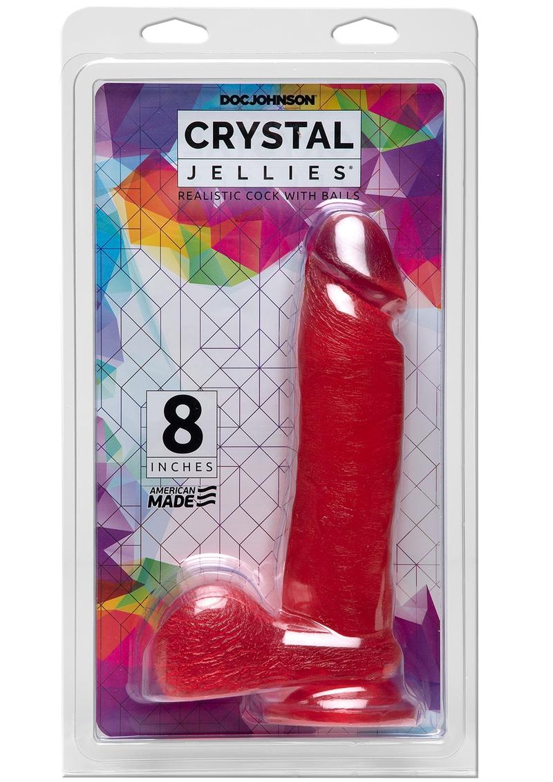 Crystal Jellies Dildo with Balls