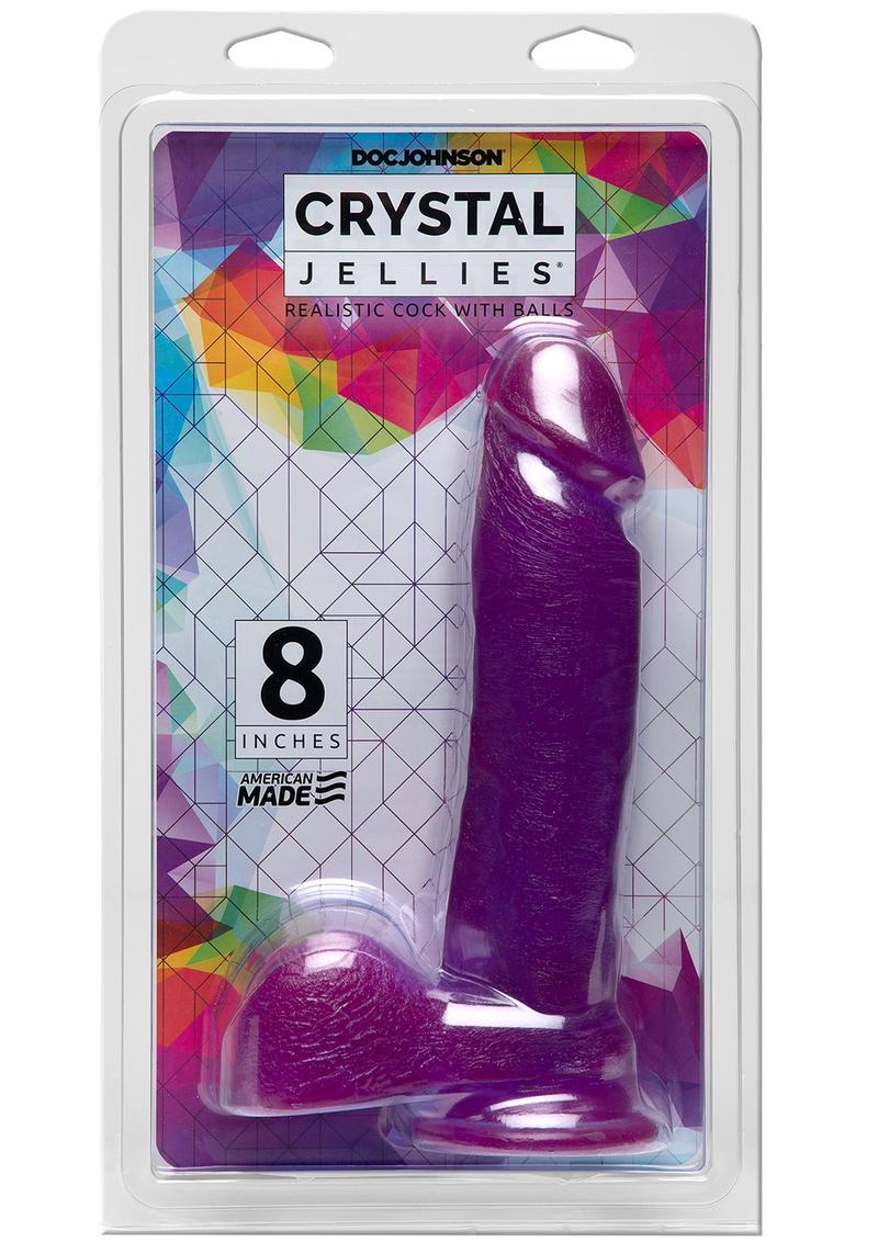 Crystal Jellies Dildo with Balls