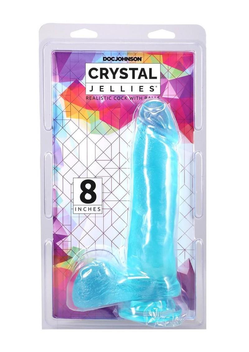 Crystal Jellies Realistic Dildo with Balls