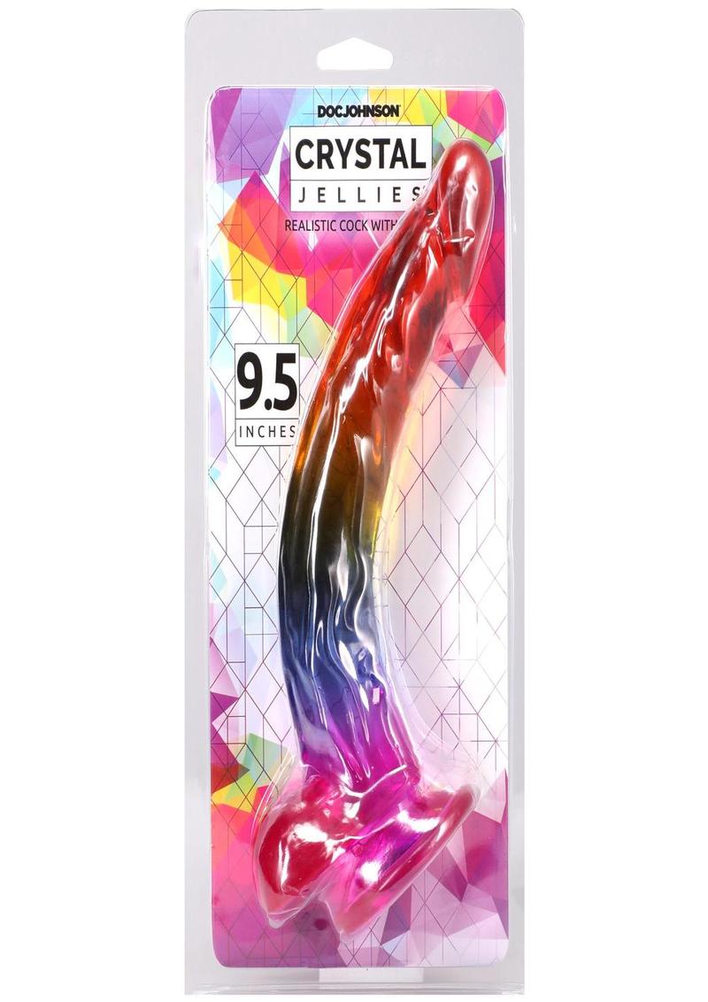 Crystal Jellies Realistic Dildo with Balls