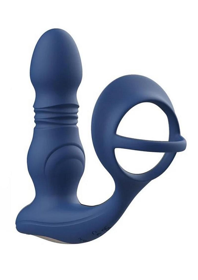 Cyrus App Control Thrusting Rechargeable Prostate Massager with Cock Ring