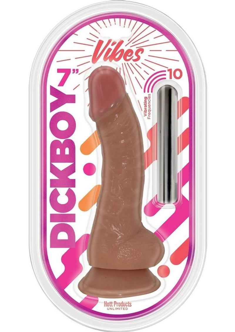 Dickboy Vibes Rechargeable Silicone Multi Speed Dildo