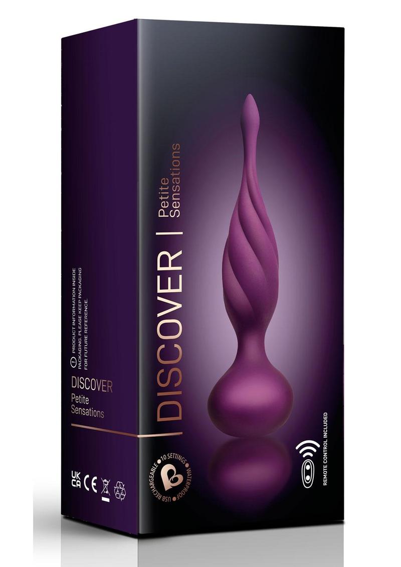 Discover Rechargeable Silicone Anal Vibrator with Remote Control