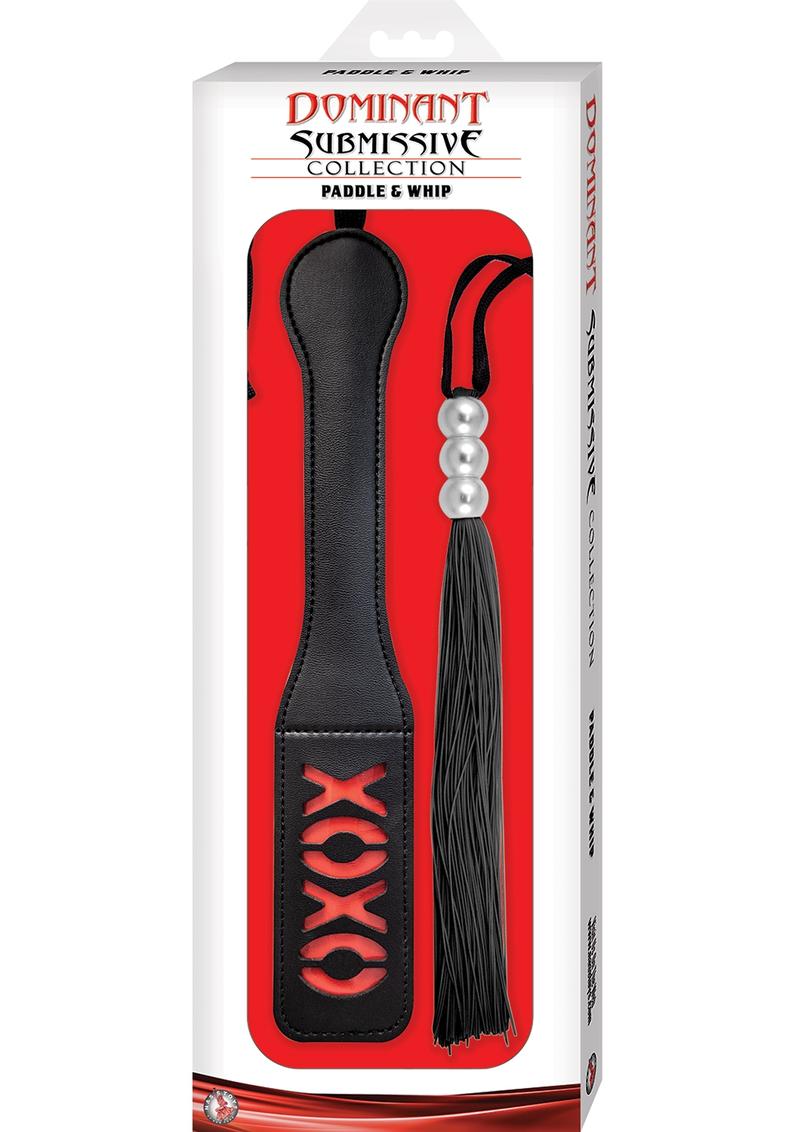 Dominant Submissive Collection Paddle and Whip