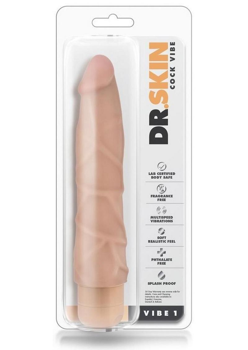 Dr. Skin Cock Vibe 1 Vibrating Dildo